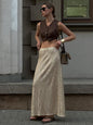 New women's street fashion long sexy hottie sequined skirt