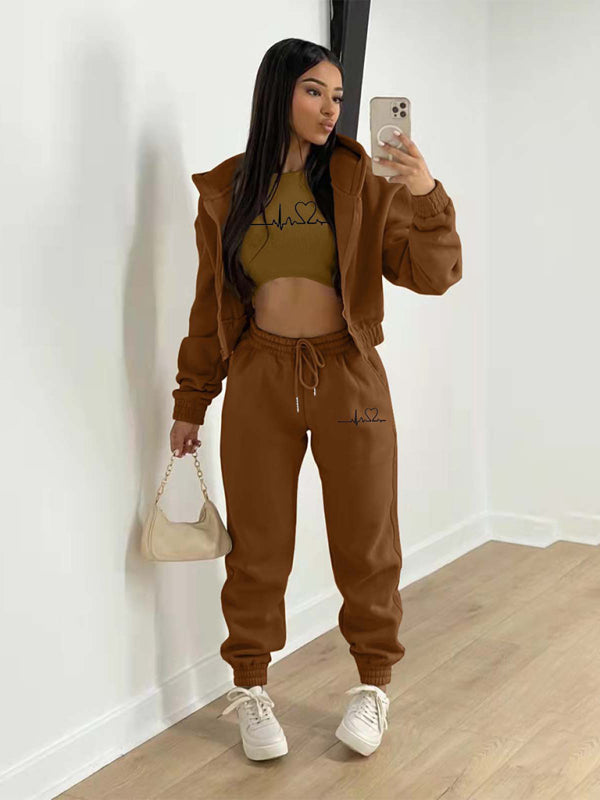 Women’s Casual Leisure Two-Piece Jogger Set