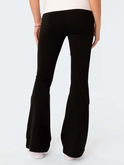 New style fashionable, comfortable, slimming, anti-waist low-waist flared pants