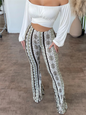 Boho Printed Skinny Micro Slim Sexy Casual Pants