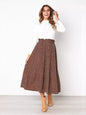 Ladies new pleated all-match skirt