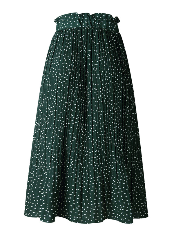 Ladies new pleated all-match skirt