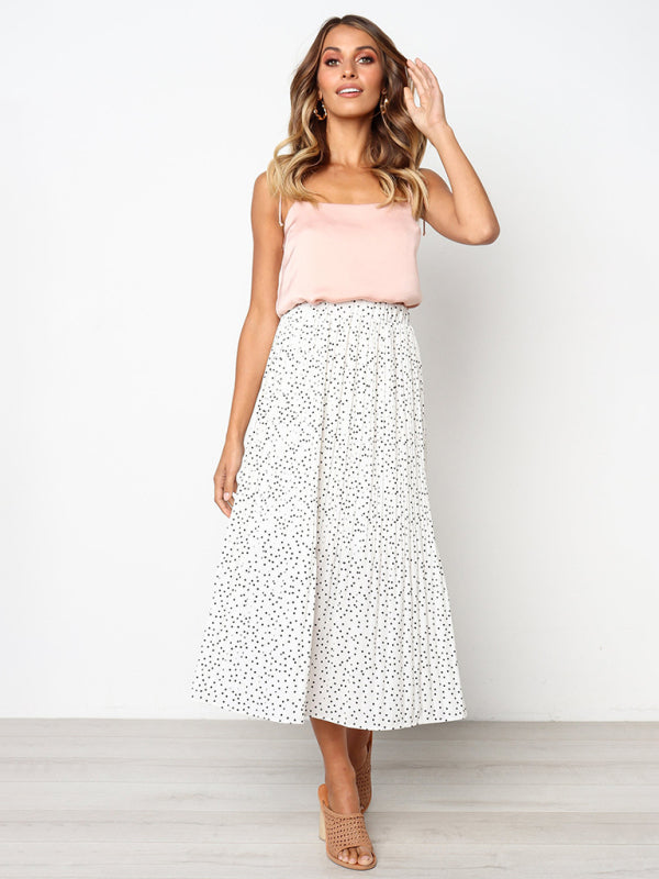 Ladies new pleated all-match skirt