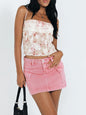 New hot girl workwear denim skirt washed slim hip skirt